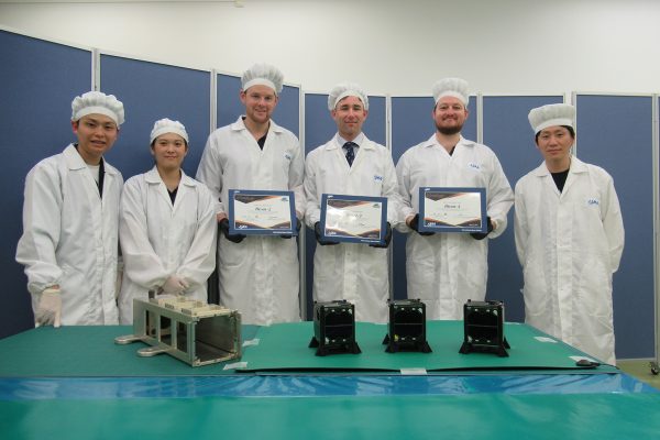 Handover of Binar-2, 3 & 4 with SpaceBD and JAXA